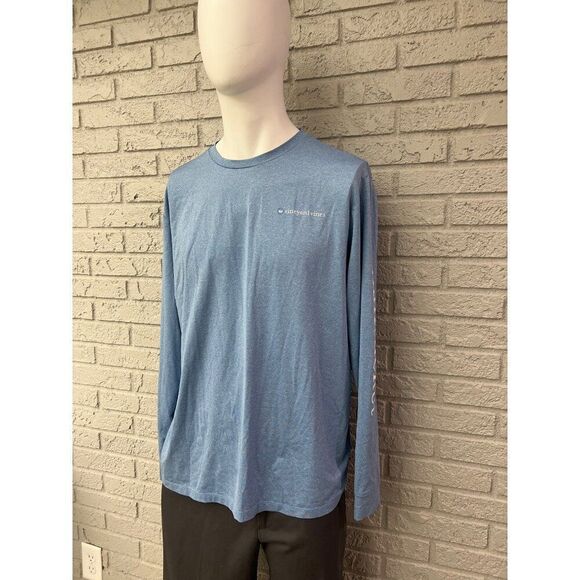 Vineyard Vines Men Blue Long Sleeve T-Shirt Size L - Picture 4 of 9